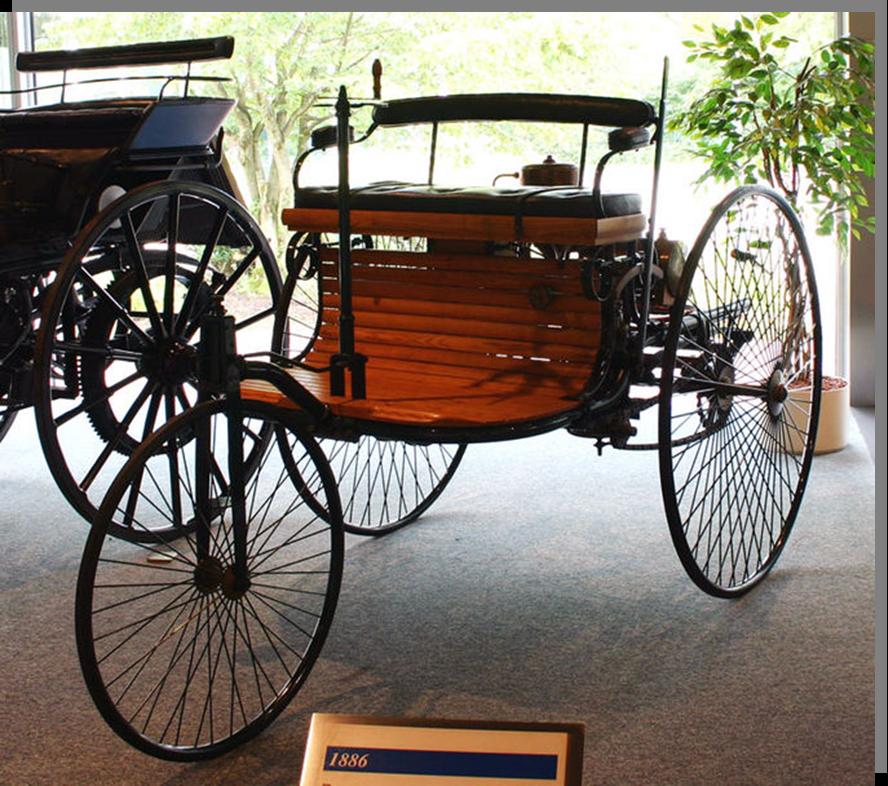Replica of the Benz Patent Motorwagen built in 1886